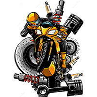 Repuestos de motocicleta